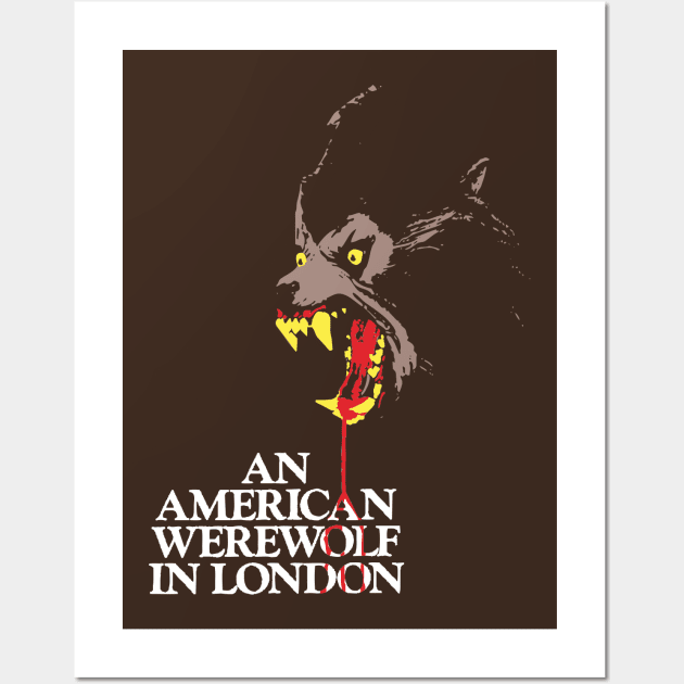 An American Werewolf in London | David Naughton | 80s | Fanart | Fan art Wall Art by japonesvoador